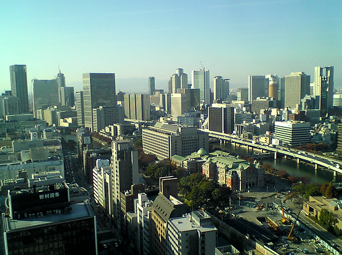 大阪・梅田周辺のオフィス街参考画像