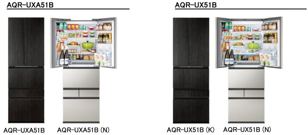 AQUA「KURA」10月15日発売—幅65cmで508L、5万円還元は2機種が対象