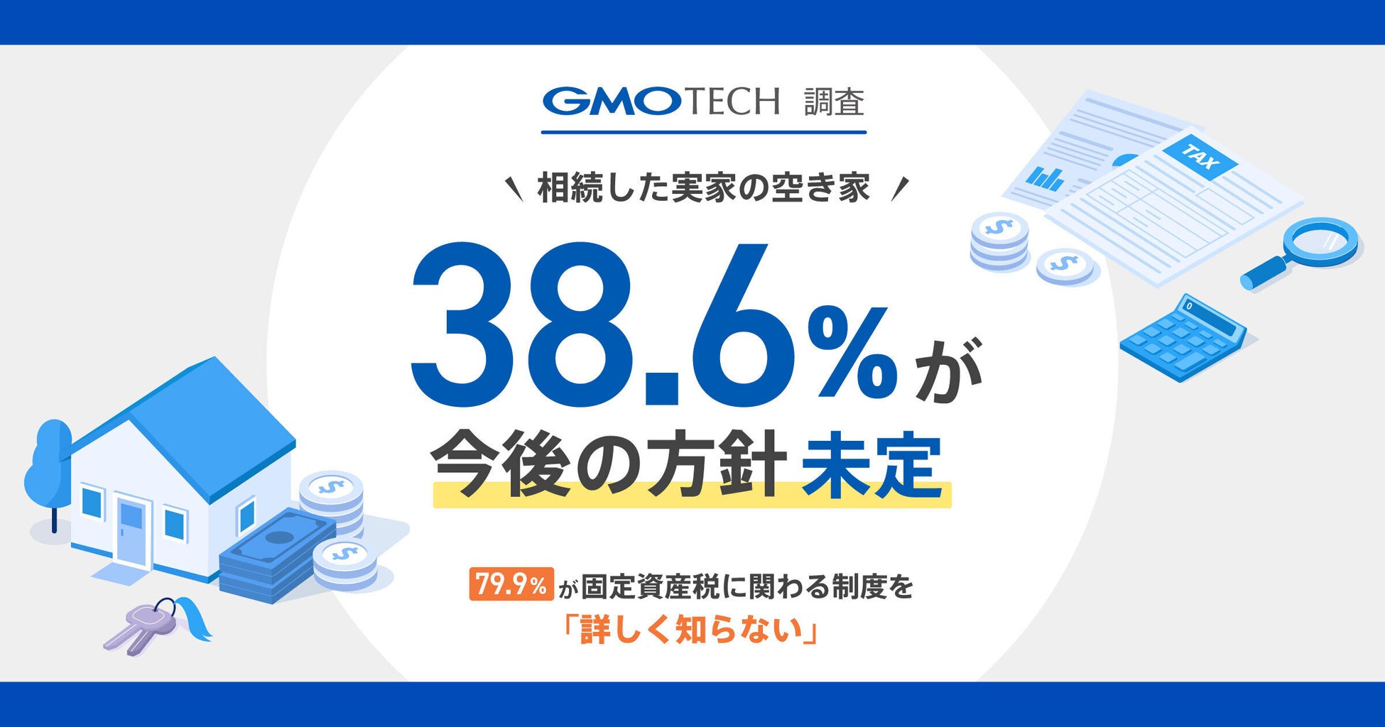 相続空き家の方針未定38.6％・制度認知79.9％を示す調査画像